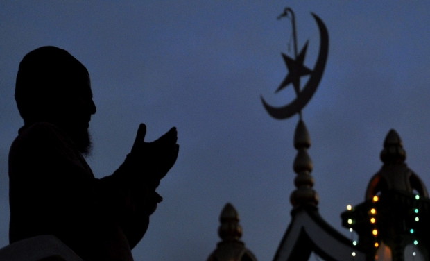 A man offering Namaz at Burah Masjid on the eve of holy month of Ramadan (Photo: PTI) A man offering Namaz at Burah Masjid on the eve of holy month of Ramadan (Photo: PTI)